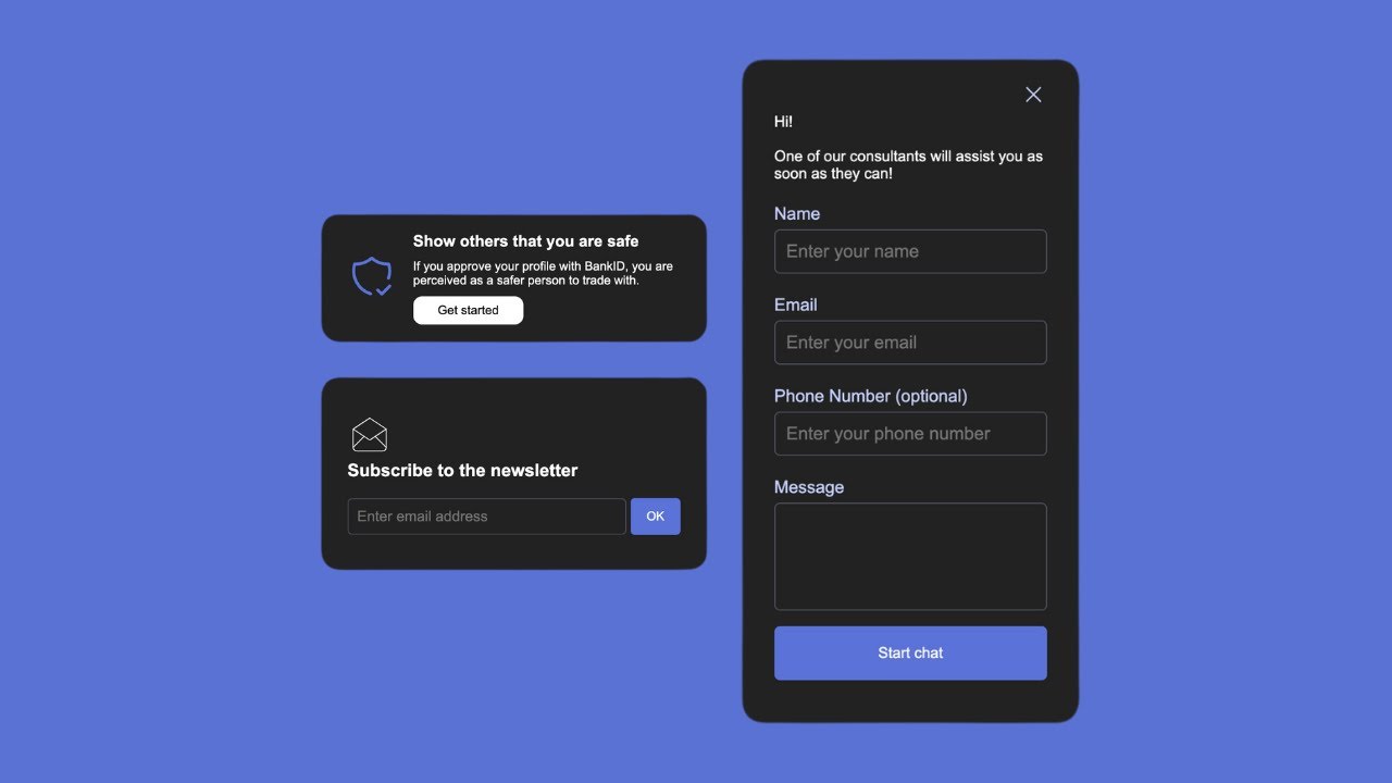 Day 35 | 100 Days Of Code | Dark Theme Form
