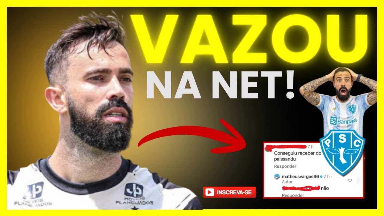 Matheus Vargas EXPOE o Paysandu em SITUAÇÃO CRÍTICA!