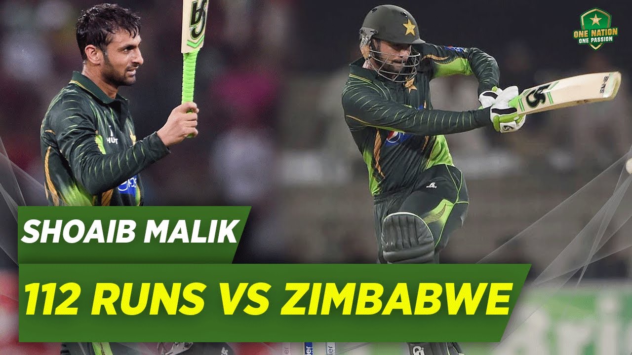 Shoaib Malik's Explosive Batting against Zimbabwe, Lahore 2015