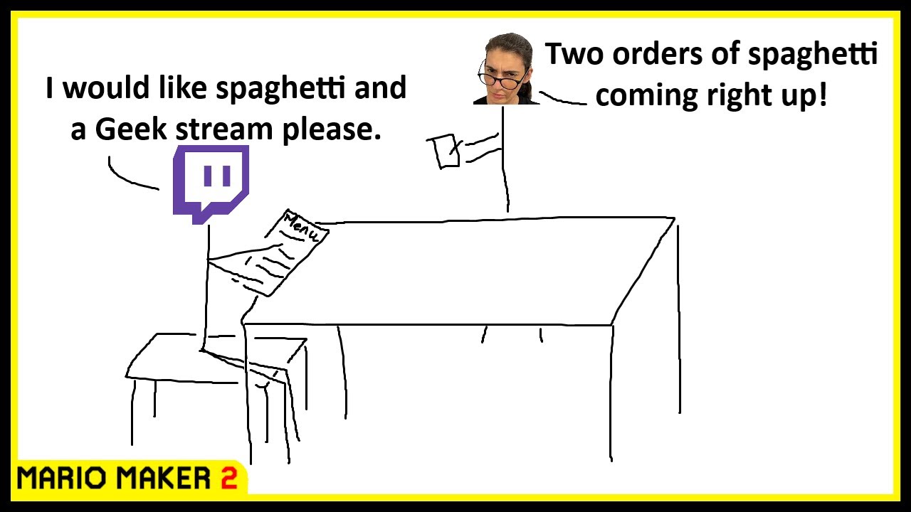 Geek Recommends the TROLL Spaghetti! Part 3 - Super Mario Maker 2