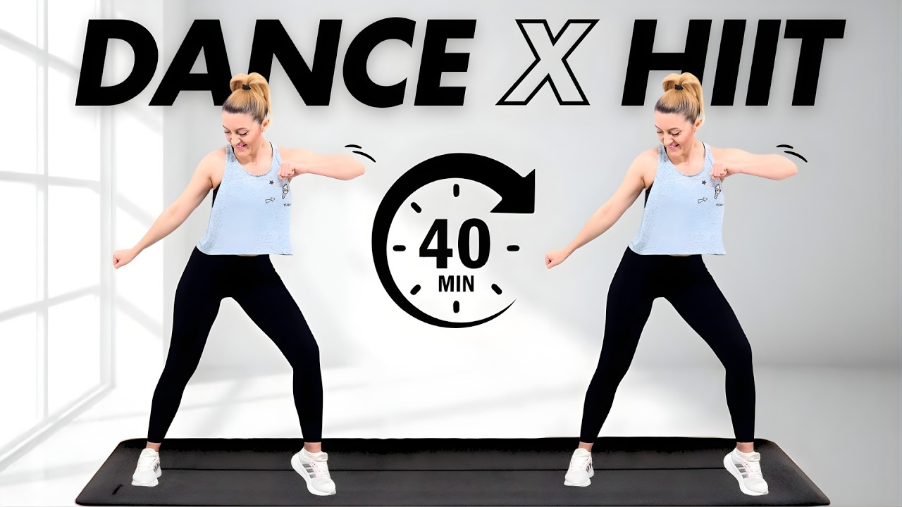 🎶40 MIN DANCE CARDIO X HIIT WORKOUT - ALL STANDING🎶Full Body, No Equipment, No Repeats🎶