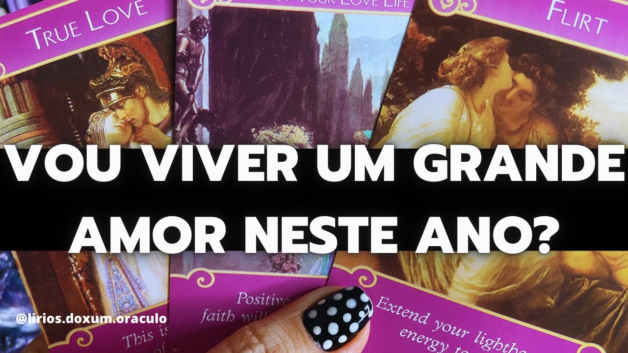 Vou VIVER um GRANDE AMOR neste ano? Tarot ♥️💍✨🔮