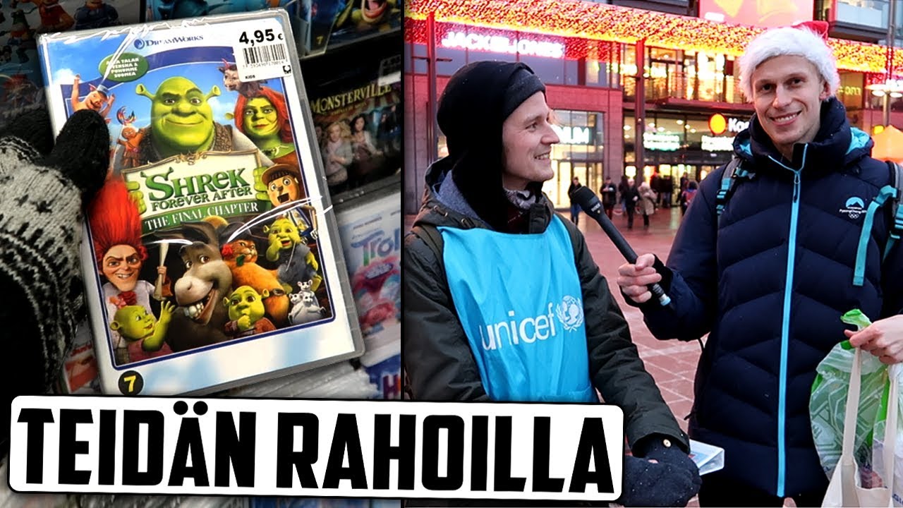 Ostettiin lahjoja tuntemattomille katsojien rahoilla!
