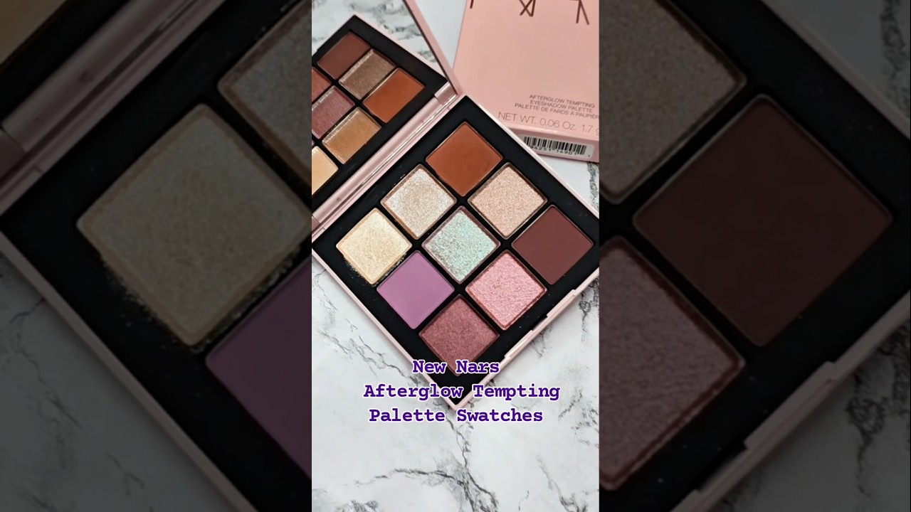 Swatching Nars Afterglow Tempting Palette: Lavender Haze Edition  #nars  #NarsAfterglow #eyeshadow