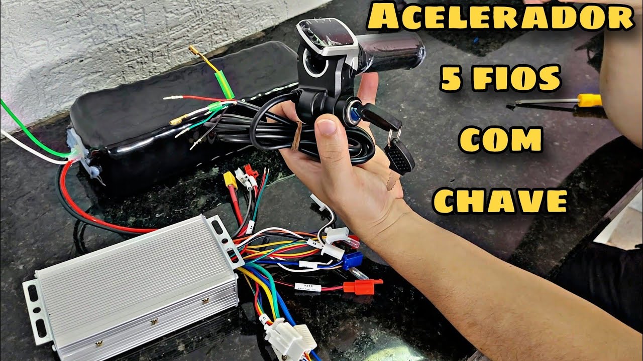 Kit Universal para Bike Elétrica, como fazer toda Ligação Elétrica