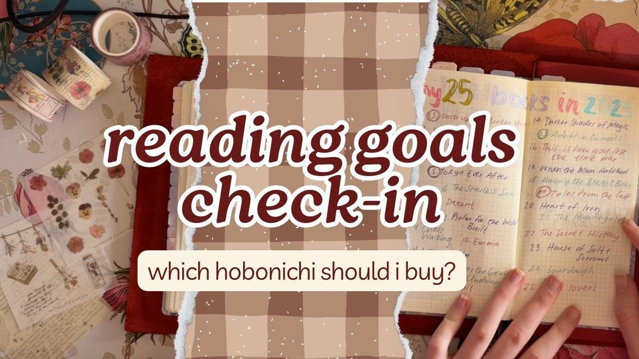 How I use my Hobonichi Weeks // reading goals, bingo board from hell, buzzword reading challenge