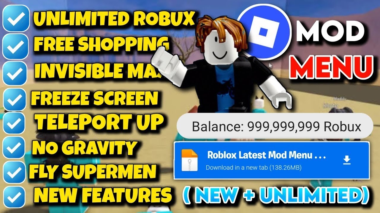 New🚀 Roblox MOD MENU APK V2.703.1353 2025 Unlimited Robux, Fly & God Mode | Roblox MOD MENU