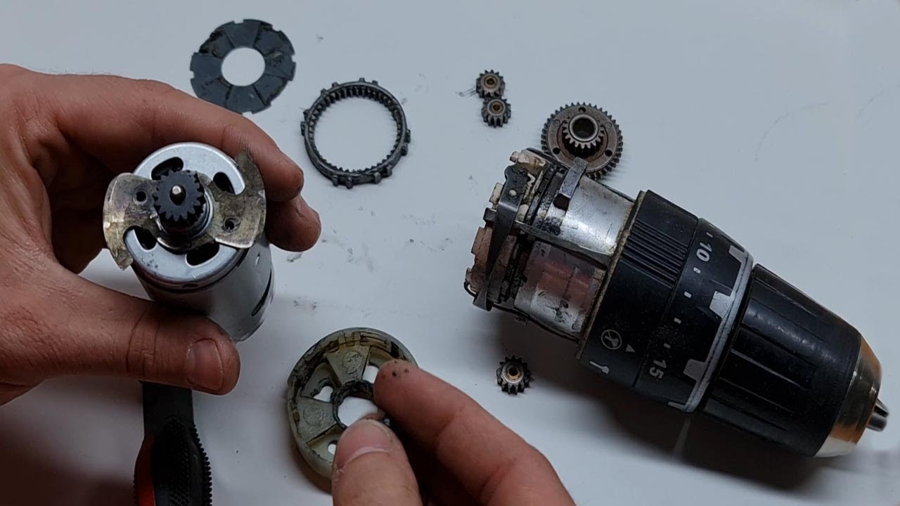 Como cambiar motor atornillador BOSCH GSB