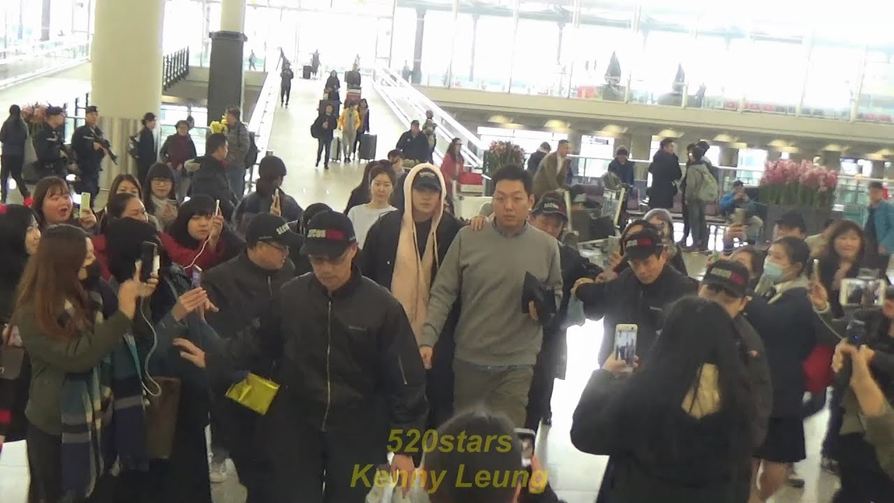 HyungSik (ZE:A) 朴炯植Park HyungSik(박형식) Hong Kong Airport Departure to Incheon 20180203