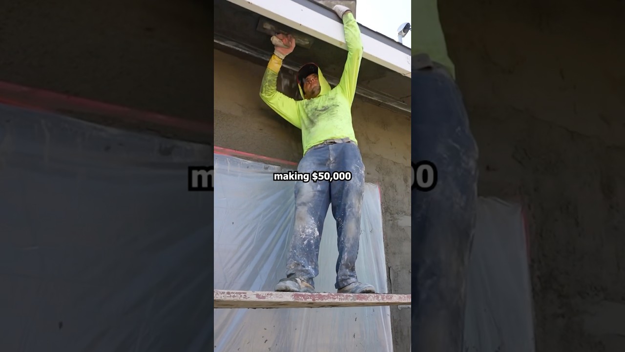 I Taught My Friend How To Start A Construction Business&hellip;😮 #stucco #construction #homerepair