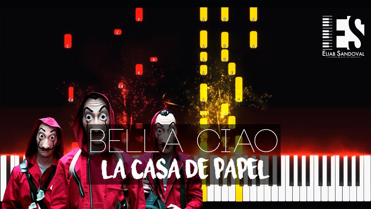 Bella Ciao - La Casa de Papel / Money Heist  (Piano Tutorial) | Eliab Sandoval