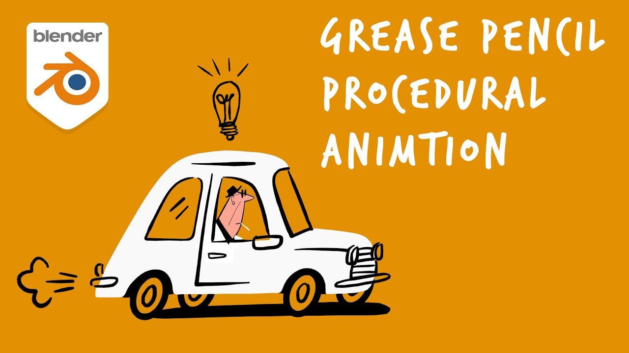 Grease Pencil Procedural Animation | Blender | 2D Animation