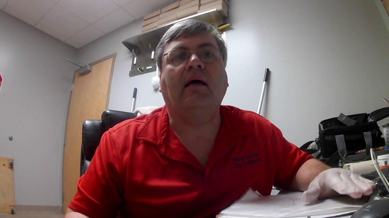 School janitor schedule @Mr. Jeff The  Custodian