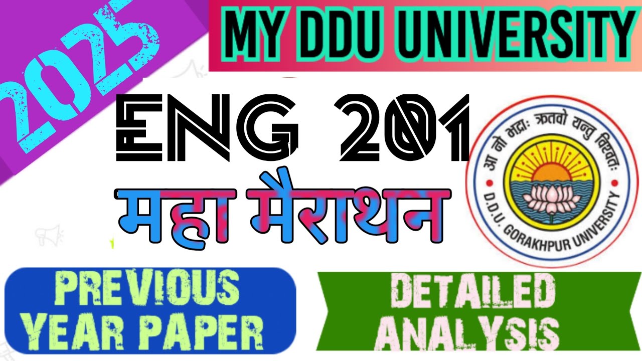 ENG 201MCQ|ENG 201 PYQ|DDU BA 3 sem English| BA 3 Sem English PYQ| Eng 201 Mcq|Eng 201 Maha Marathon