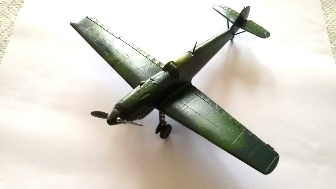 Messerschmitt 109 C2 Heller Kit de 1978 au 1 72ème Reupload Stéphane DAVID