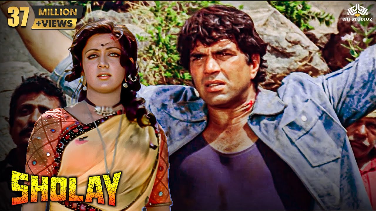 Haa Jab Tak Hai Jaan (HD) | Sholay (1975) | Hema Malini, Dharmendra | Lata Mangeshkar Hits