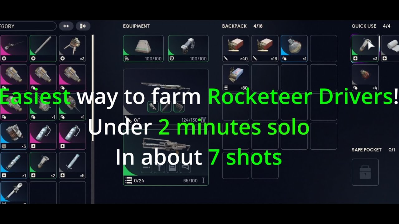Easiest Way to Solo Farm Rocketeer Drivers (Under 2 Minutes)- Arc Raiders