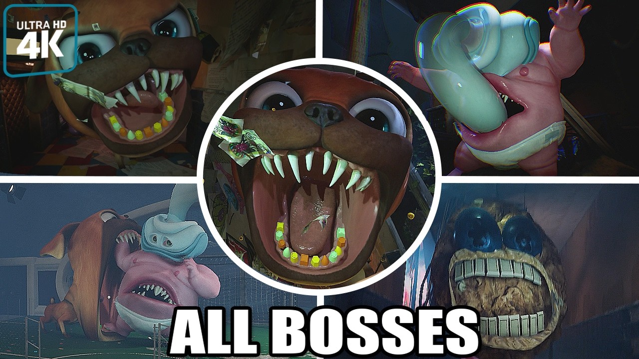 Dark Pals: The 1st Floor - All Bosses + Jumpscares (with Cutscenes) 2026 4K 60fps UHD PC