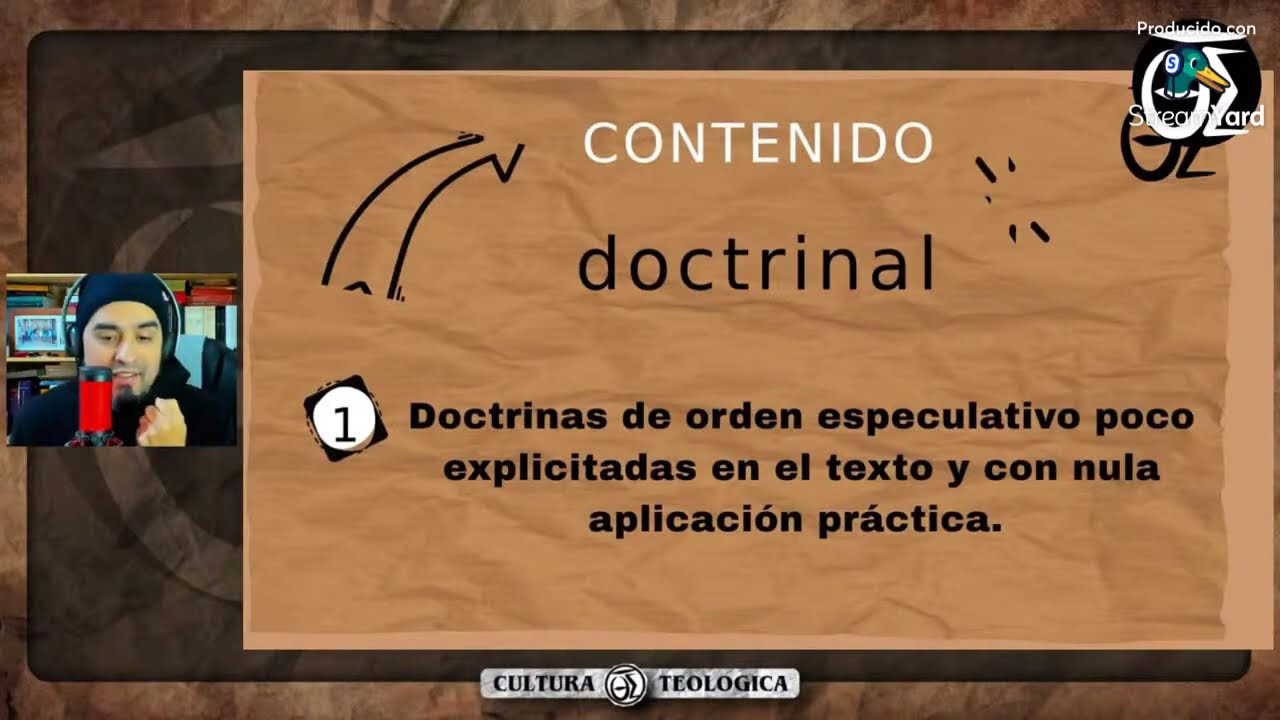 HAY QUE DISTINGUIR NIVELES DOCTRINALES, ESTO TE AYUDARÁ MUCHO