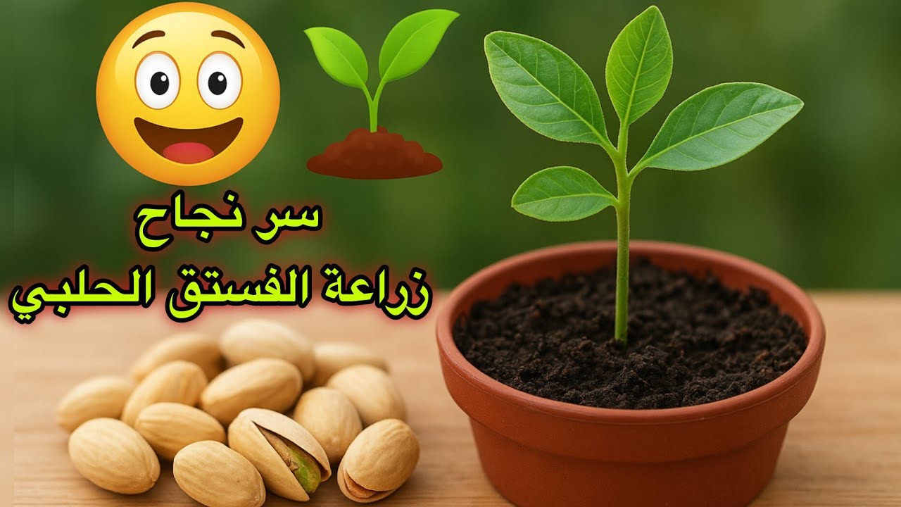 طريقة زراعة الفستق الحلبي من البذور بسهولة 🌱✅