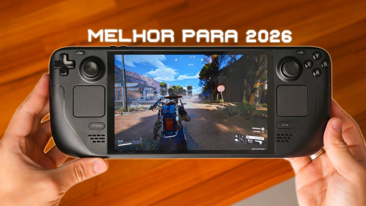 A MELHOR FORMA que temos de JOGAR em 2026! Steam Deck OLED