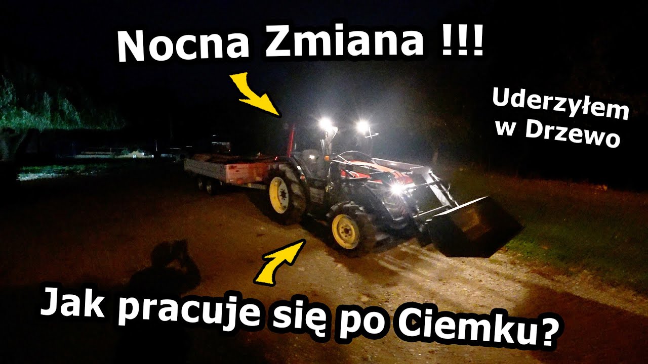 Praca w NOCY na Ciągniku !!! - Czy jest Bezpieczna? *Nie jem Słodyczy już 54 dni *Deski i psy (1098)