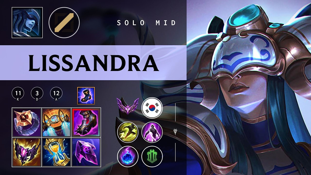 Lissandra Mid vs Diana - KR Master Patch 26.03