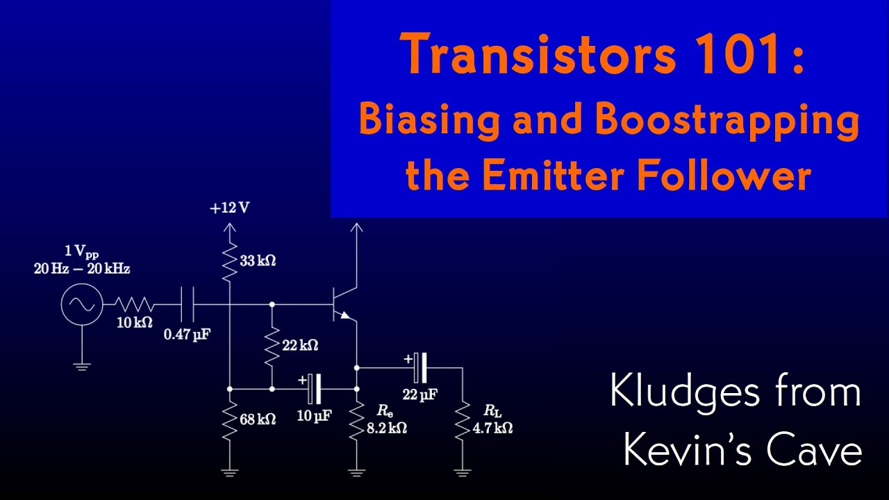 Transistors 101 ep6: Biasing and Bootstrapping