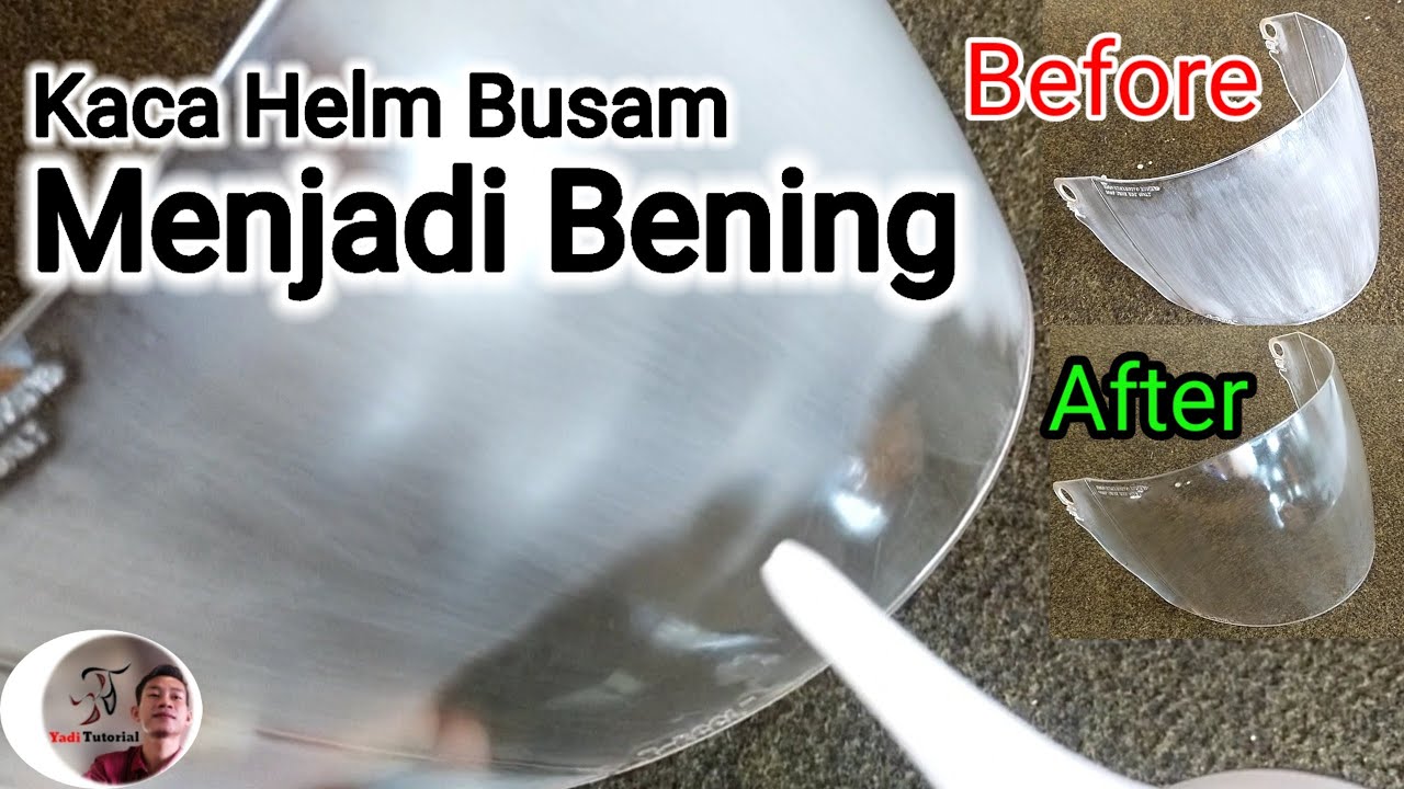 Nano burn,Terbukti mampu menghilangkan buram pada kaca helm