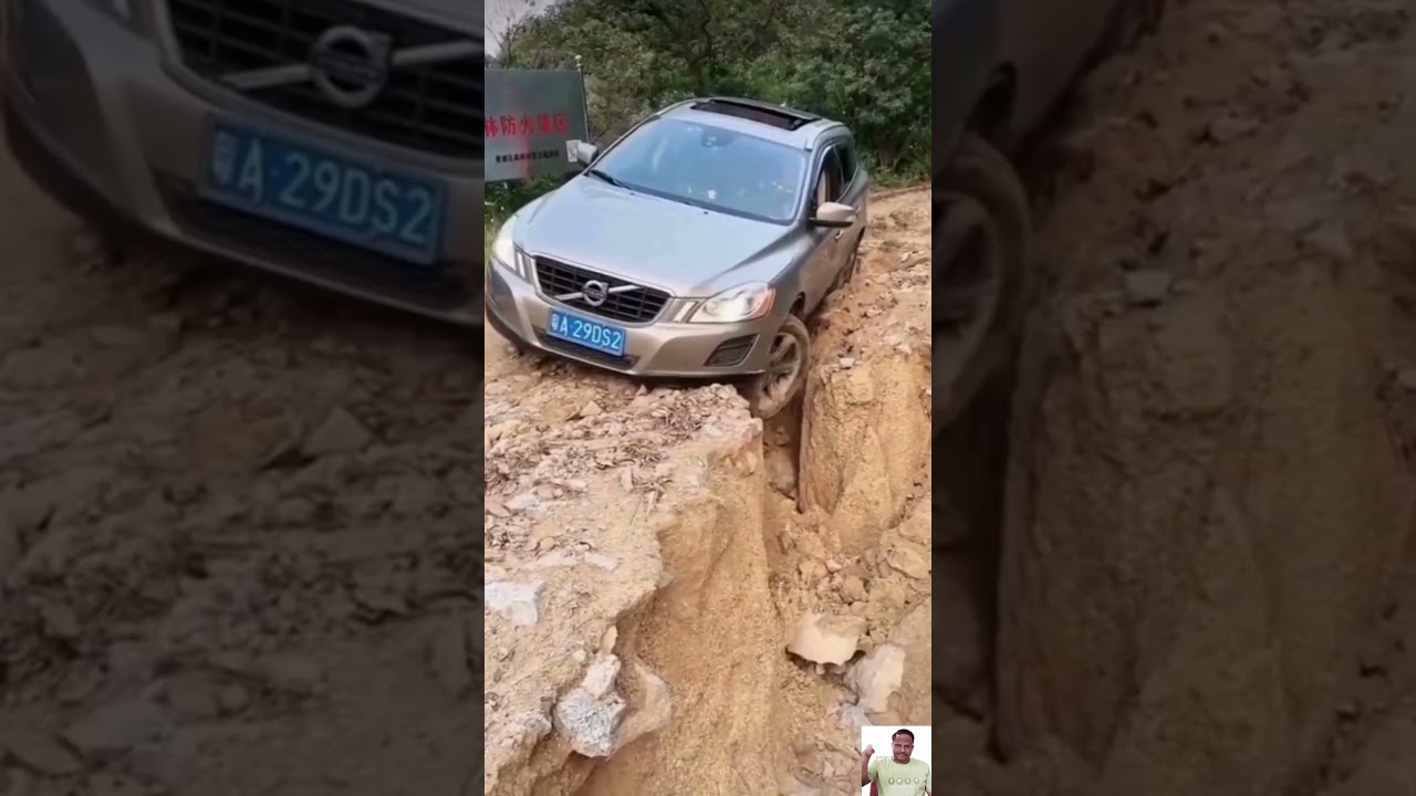 Your car is stuck in a ditch..
