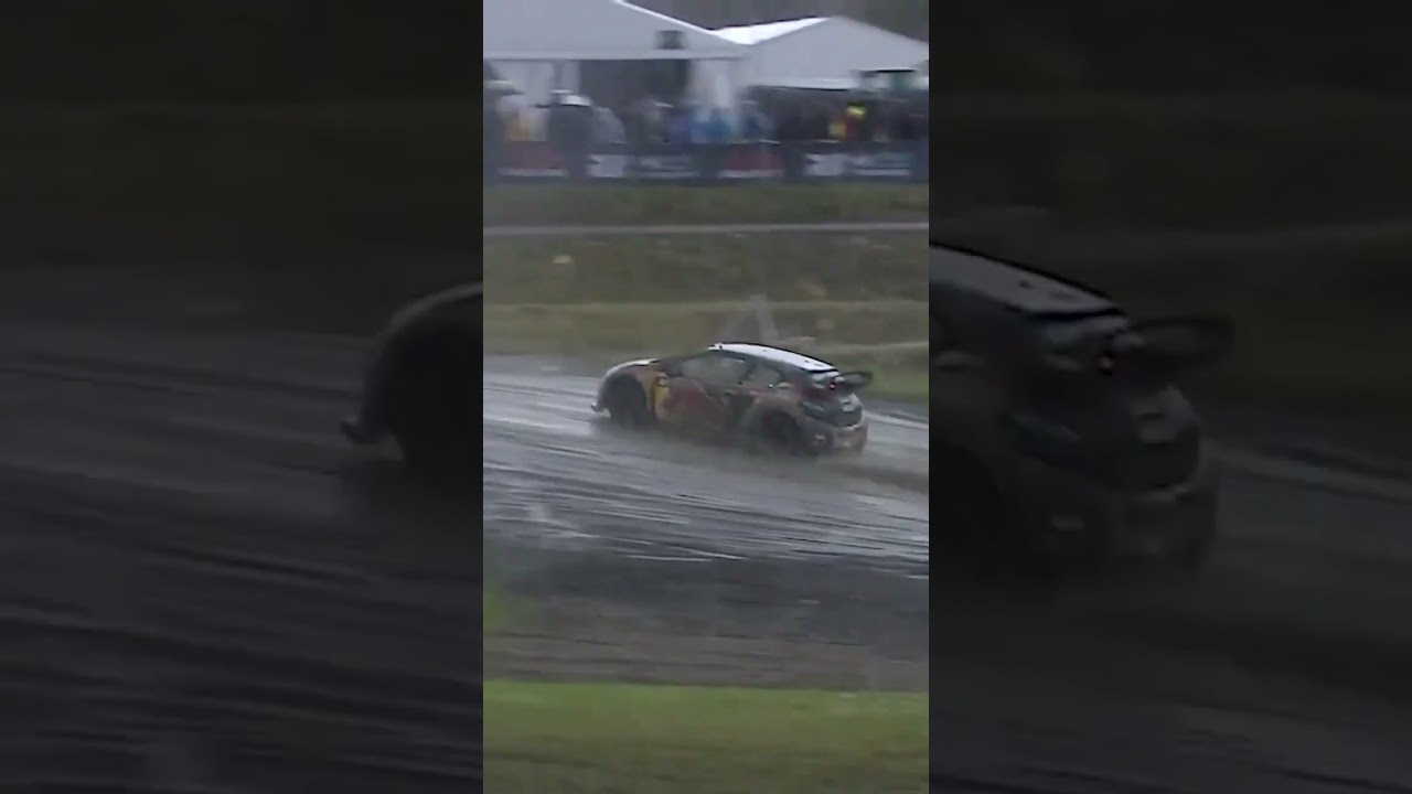 Kevin Hansen's 360° spin & recovery at The World RX of Sweden (2025). 