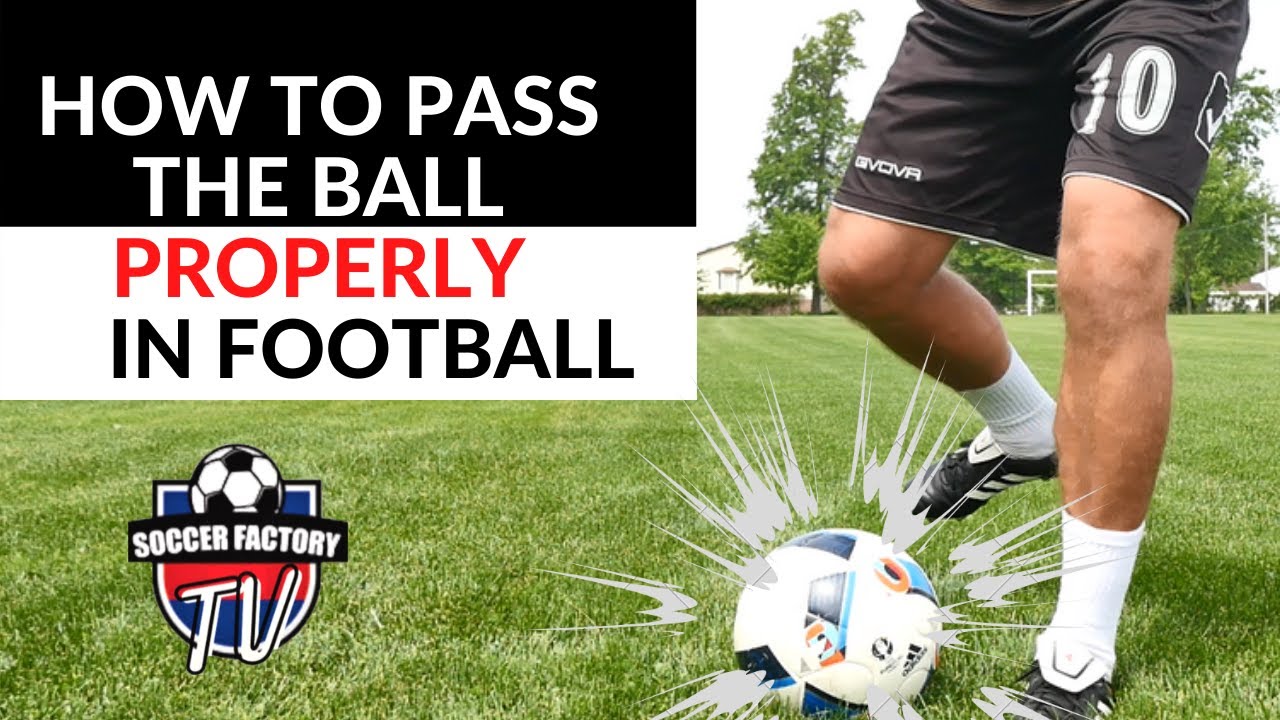 HOW TO PASS THE BALL PROPERLY IN FOOTBALL - SOCCER - JALKAPALLO