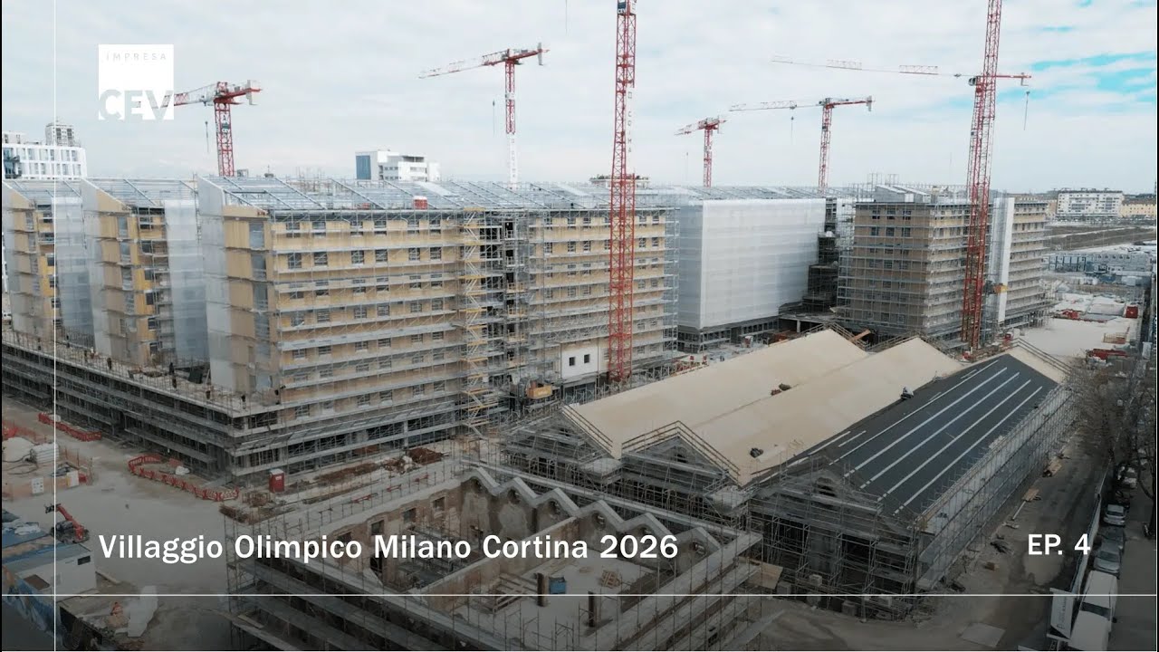 Villaggio Olimpico Milano Cortina 2026 – Ep.4 | 14 mesi di cantiere