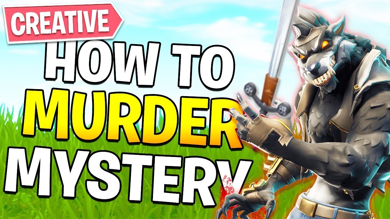 How to Make MURDER MYSTERY in Fortnite Creative Tutorial