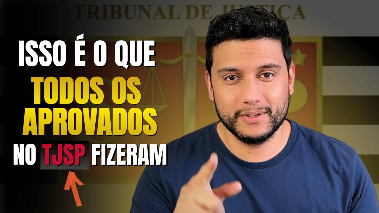 O segredo do planejamento que aprovou milhares no TJSP