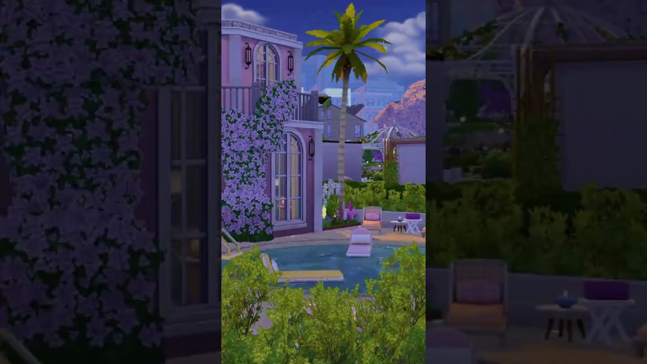 Speed build Modern house 🌿 #sims4 #ts4build
