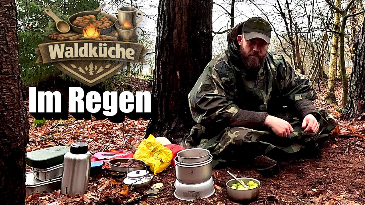 Waldküche im Regen | Rehgulasch, Rosenkohl & Maronen zum neuen Jahr