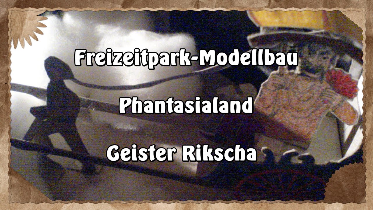 Phantasialand - Geister Rikscha | Freizeitpark-Modellbau