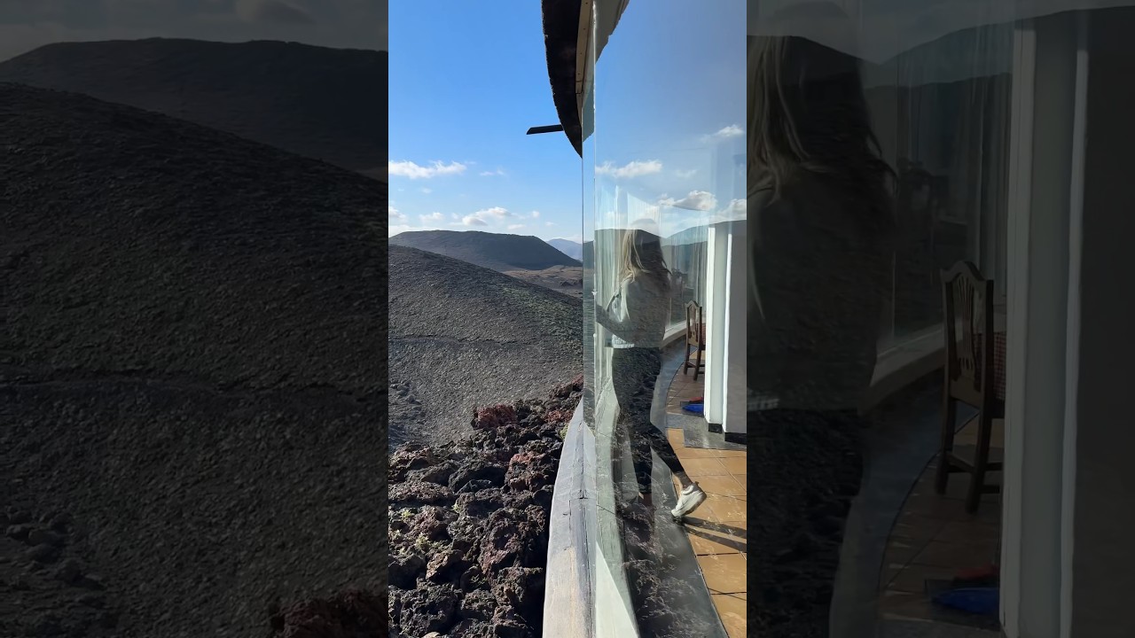 Exploring Timanfaya National Park's Volcanic Wonders | Lanzarote Adventure #shorts #travel