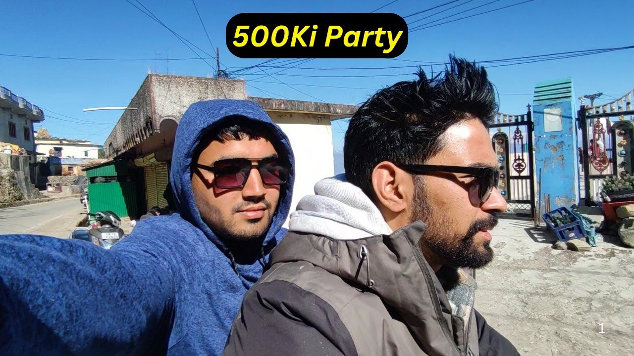 आज 500 Subs की खुशी में Cake काटा 🥳 (Vlog) || Travelling To Pauri 