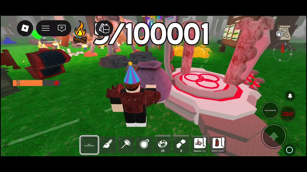 Jogando a atualização do 99 noites na floresta 