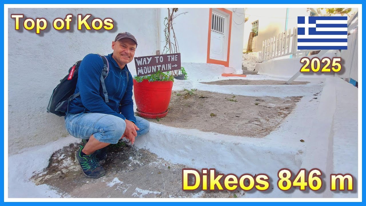 Kos 2025 | Wanderung auf den Dikeos | Höchste Berg der Insel | 4K |