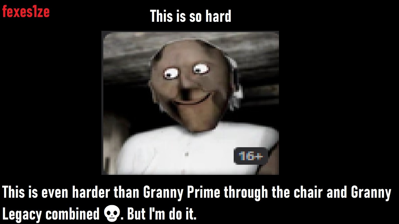 Granny legacy 100 complete on yandex games💀