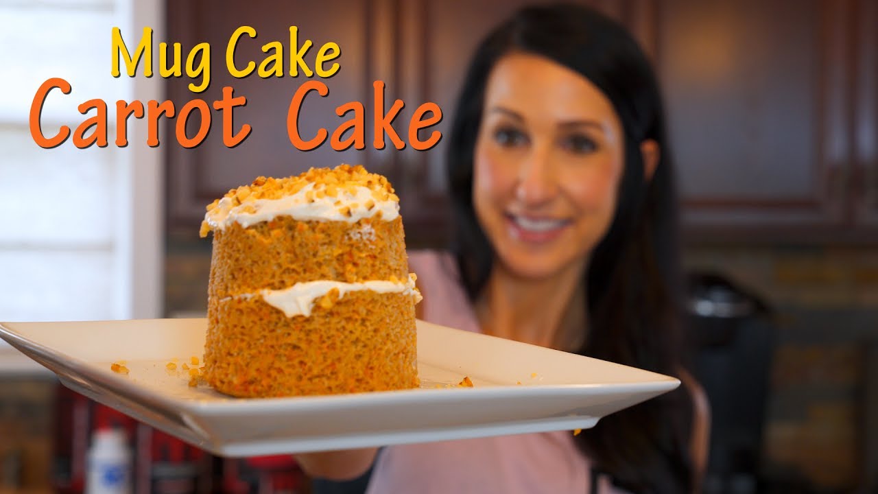 Healthy Protein Carrot Cake in 5 Minutes!