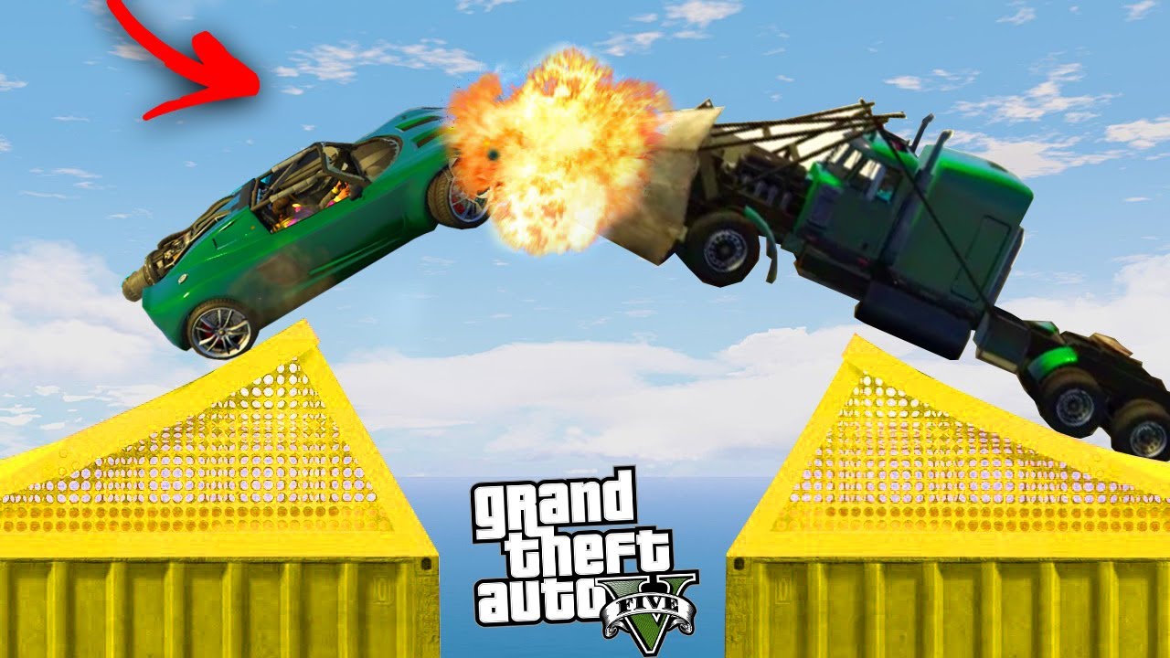 TEHLİKELİ RAMPAAA - GTA 5 KOMİK ANLAR