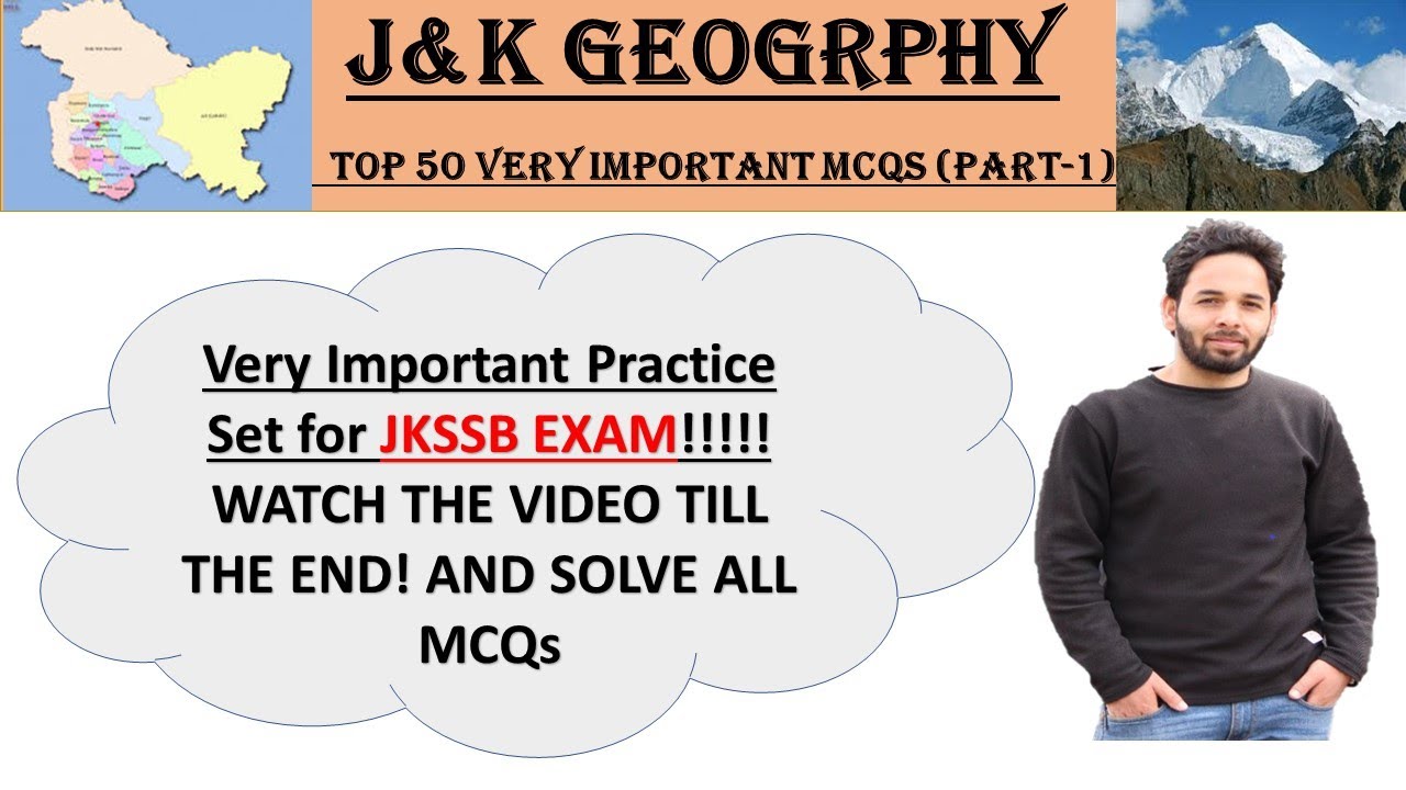 JK Geography Exam Booster – MCQs (Part-1)| JK Geography MCQs with answers| #competitiveexams #jkssb.