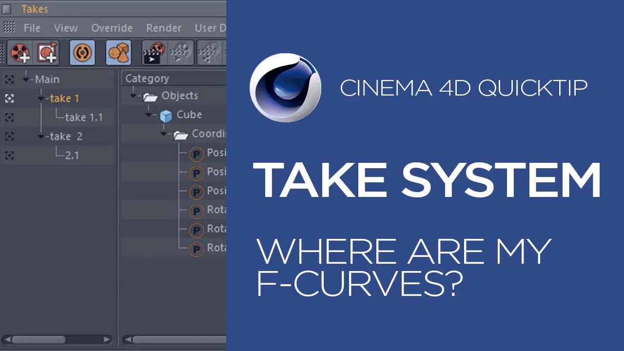 Cinema 4D Quicktip: Takes