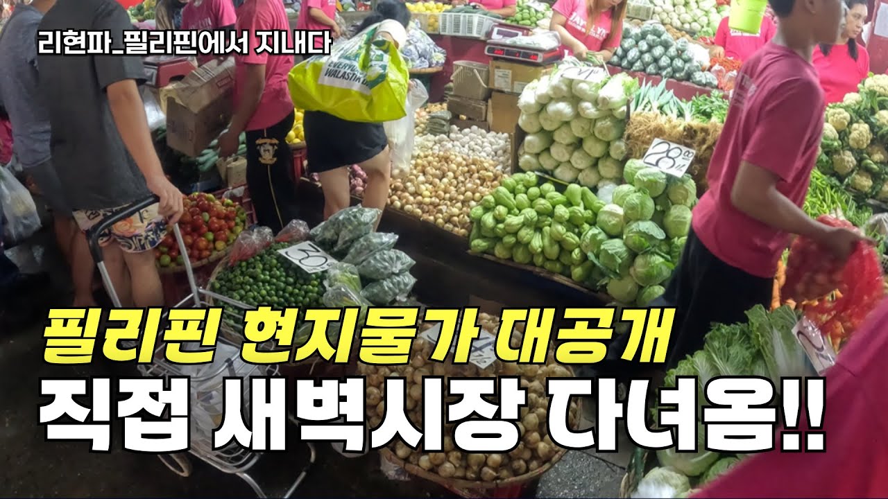 #필리핀 #재래시장 현지#물가 대공개_#클락 팜팡가 새벽시장편