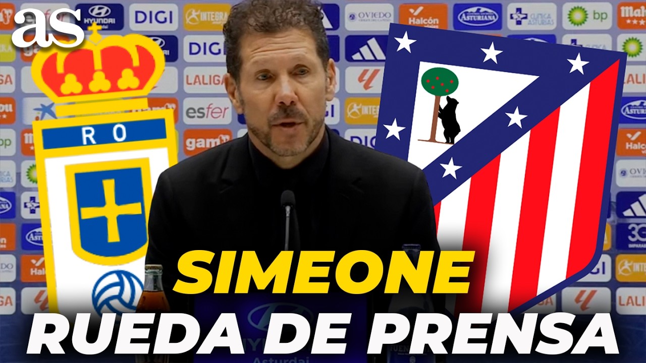 DIEGO PABLO SIMEONE, rueda de prensa COMPLETA post REAL OVIEDO 0 - 1 ATLÉTICO DE MADRID