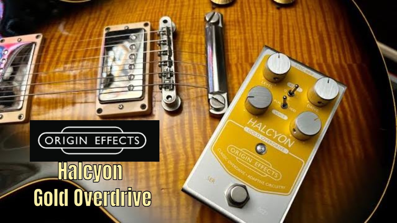 Brand New From Origin Effects!!   The Origin Effects Halcyon Gold Overdrive